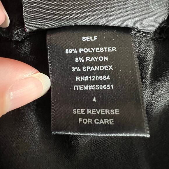 Vintage Torrid Womens Maxi Blouson Sundress V Neck Sleeveless Lace Back Black 4X - Picture 10 of 11